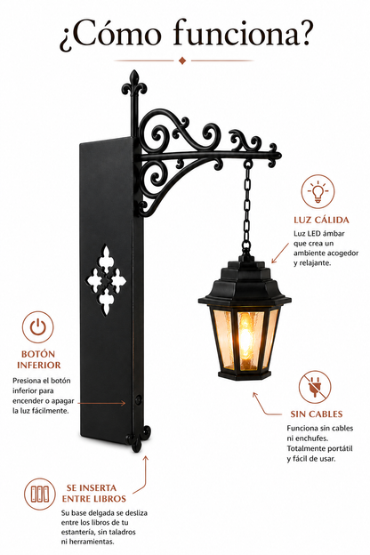 Farol De Estanteria para Lectores
