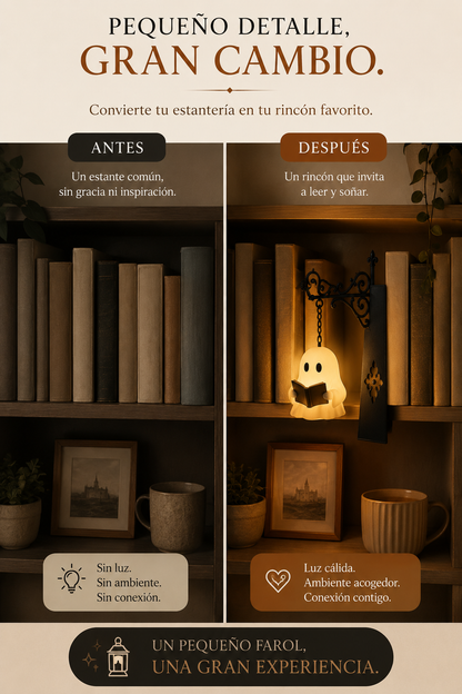 Farol De Estanteria para Lectores