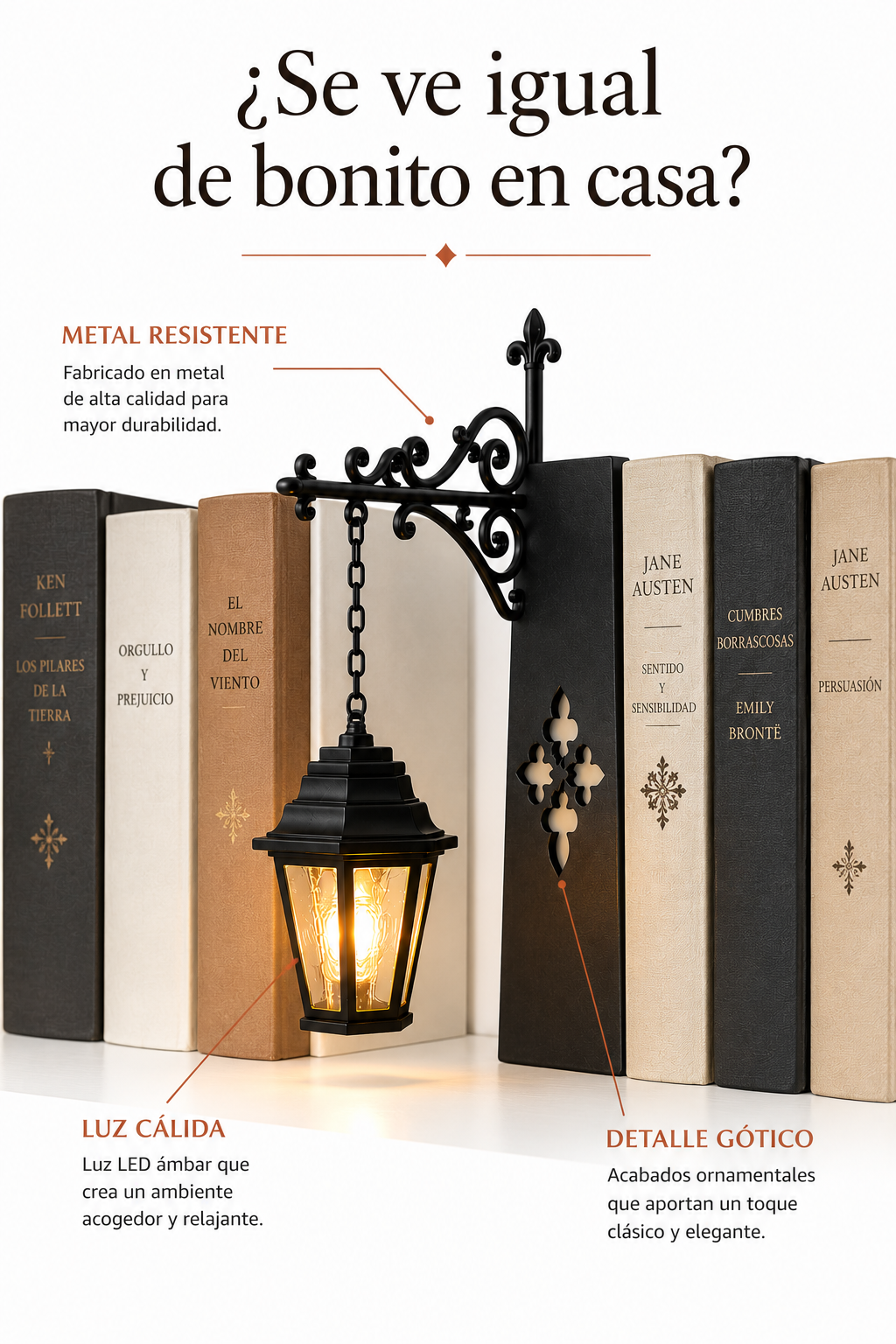 Farol De Estanteria para Lectores